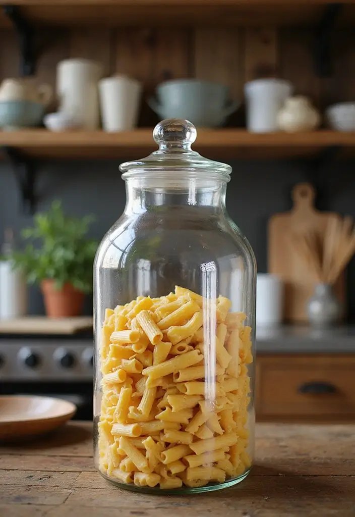 25 Big Glass Jug Decor Ideas for Farmhouse and Vintage Homes 12 25 Big Glass Jug Decor Ideas for Farmhouse and Vintage Homes - 6. Stylish Kitchen Canister