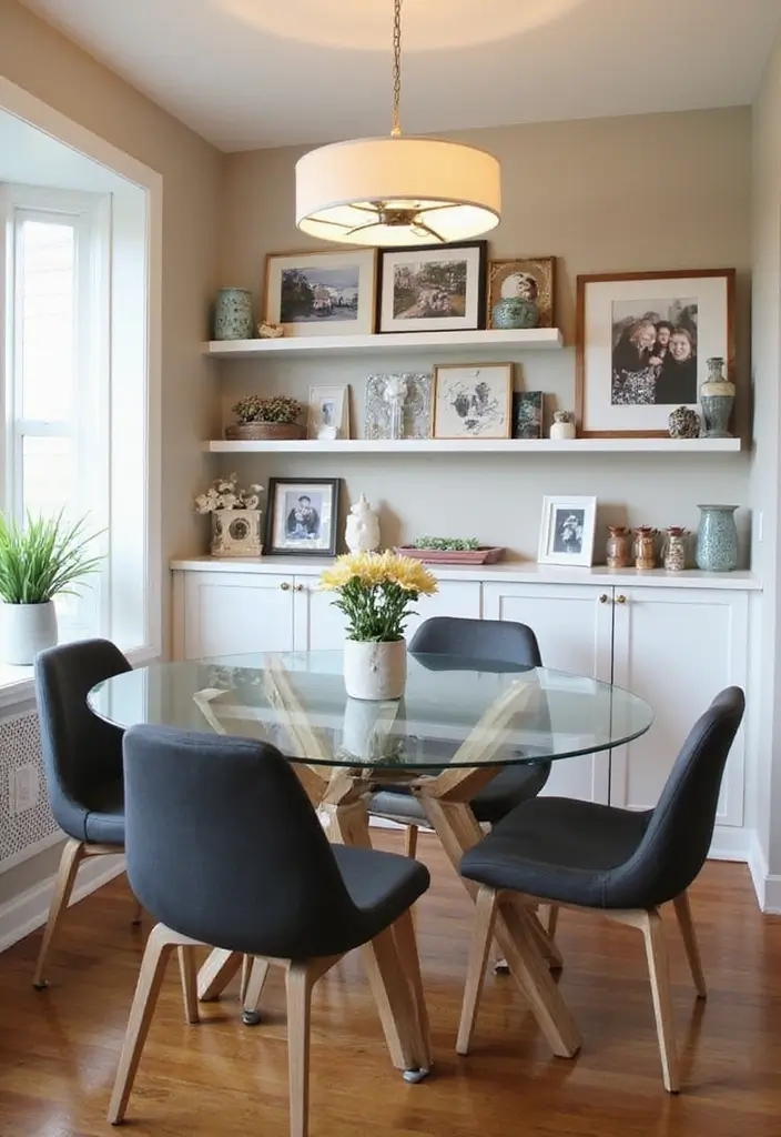 25 Dining Room Decor Ideas with a Modern Glass Table 53 25 Dining Room Decor Ideas with a Modern Glass Table - 13. Infuse Personal Touches