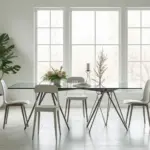 25 Dining Room Decor Ideas with a Modern Glass Table