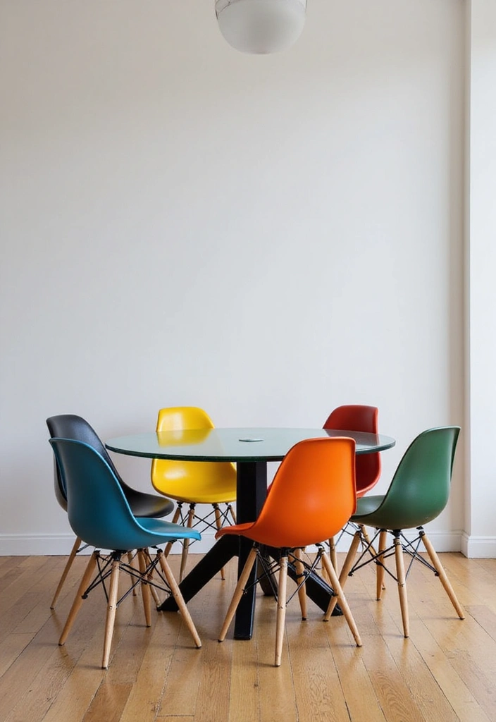 25 Dining Room Decor Ideas with a Modern Glass Table 43 25 Dining Room Decor Ideas with a Modern Glass Table - 9. Statement Chairs