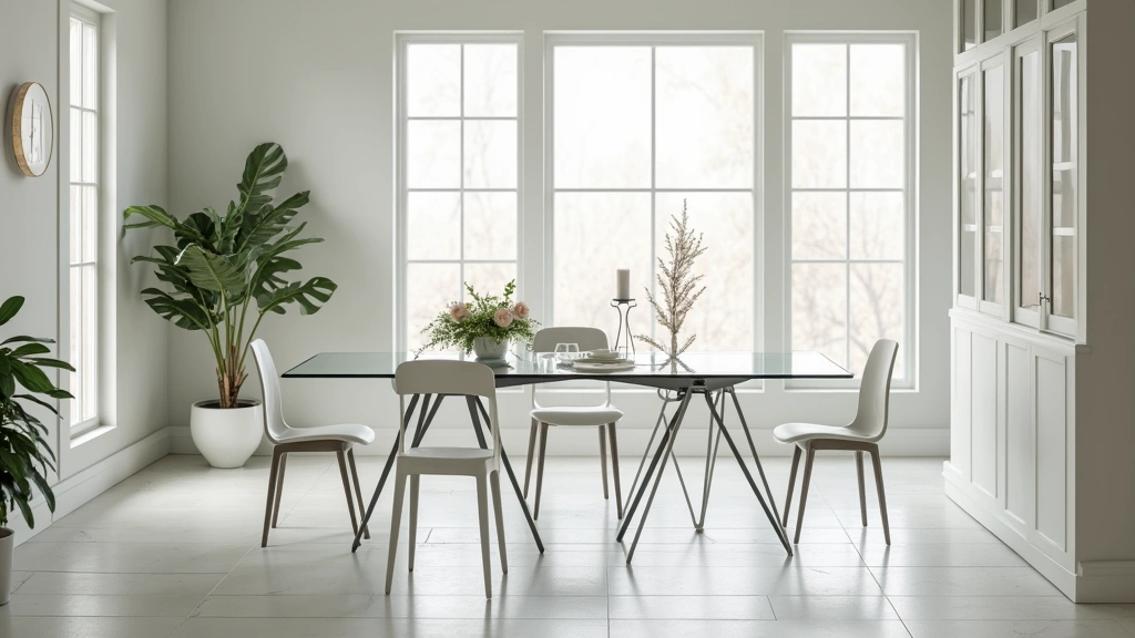 25 Dining Room Decor Ideas with a Modern Glass Table