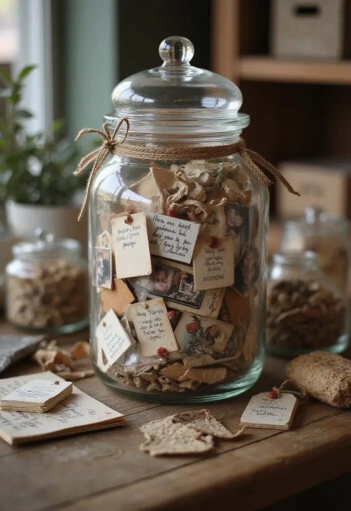 25 Easy Crafts with Glass Jars to Add Rustic Charm to Your Home 77 25 Easy Crafts with Glass Jars to Add Rustic Charm to Your Home - 21. Glass Jar Time Capsules