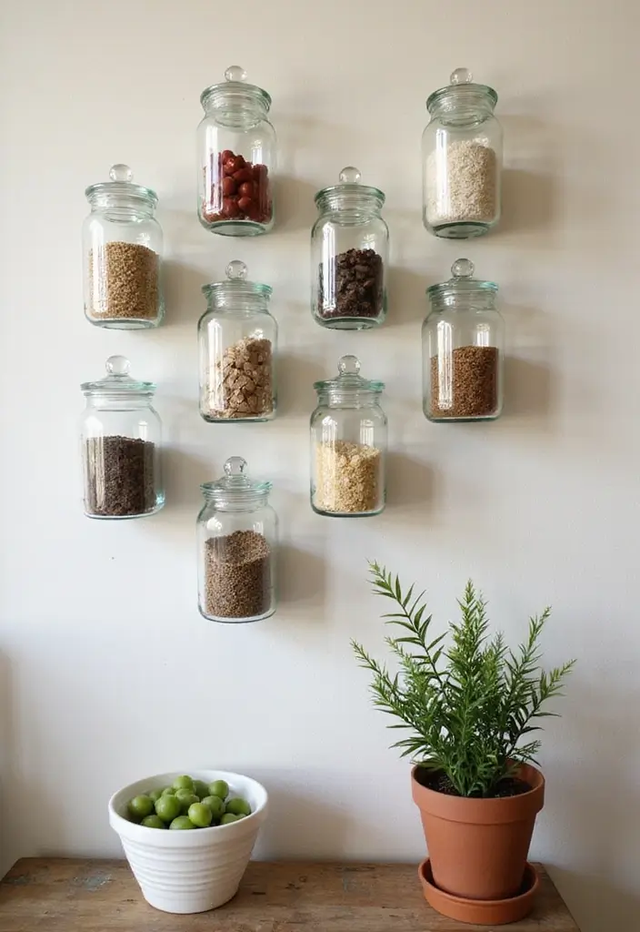 25 Glass Butter Churn Decor Ideas for a Rustic Country Touch 24 25 Glass Butter Churn Decor Ideas for a Rustic Country Touch - 10. Artful Wall Display