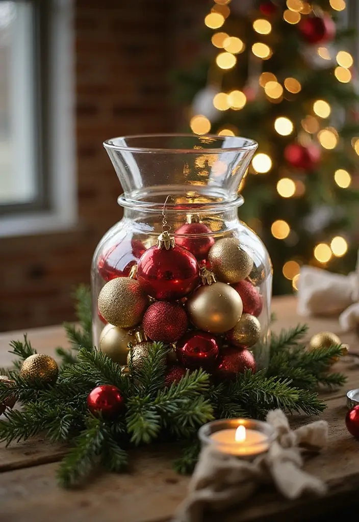 25 Glass Butter Churn Decor Ideas for a Rustic Country Touch 60 25 Glass Butter Churn Decor Ideas for a Rustic Country Touch - 18. Charming Holiday Decor