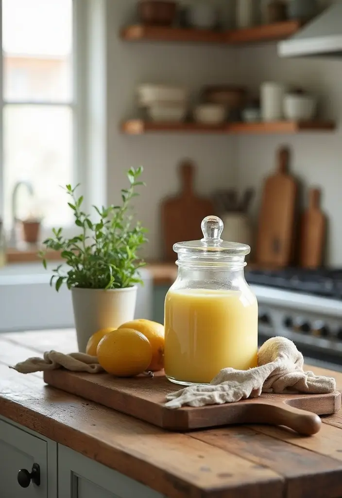 25 Glass Butter Churn Decor Ideas for a Rustic Country Touch 4 25 Glass Butter Churn Decor Ideas for a Rustic Country Touch - 4. Kitchen Island Focal Point