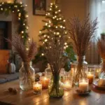25 Glass Vase Christmas Decor Ideas for Holiday Inspiration
