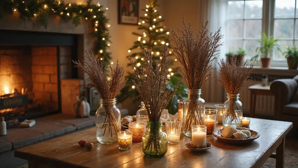 25 Glass Vase Christmas Decor Ideas for Holiday Inspiration