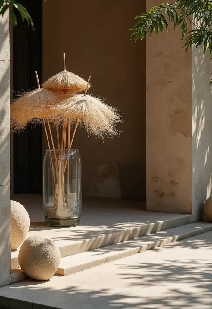 25 Glass Vase Decor Ideas for Creative and Affordable Home Projects 133 25 Glass Vase Decor Ideas for Creative and Affordable Home Projects - 23. Glass Vase Umbrella Stand