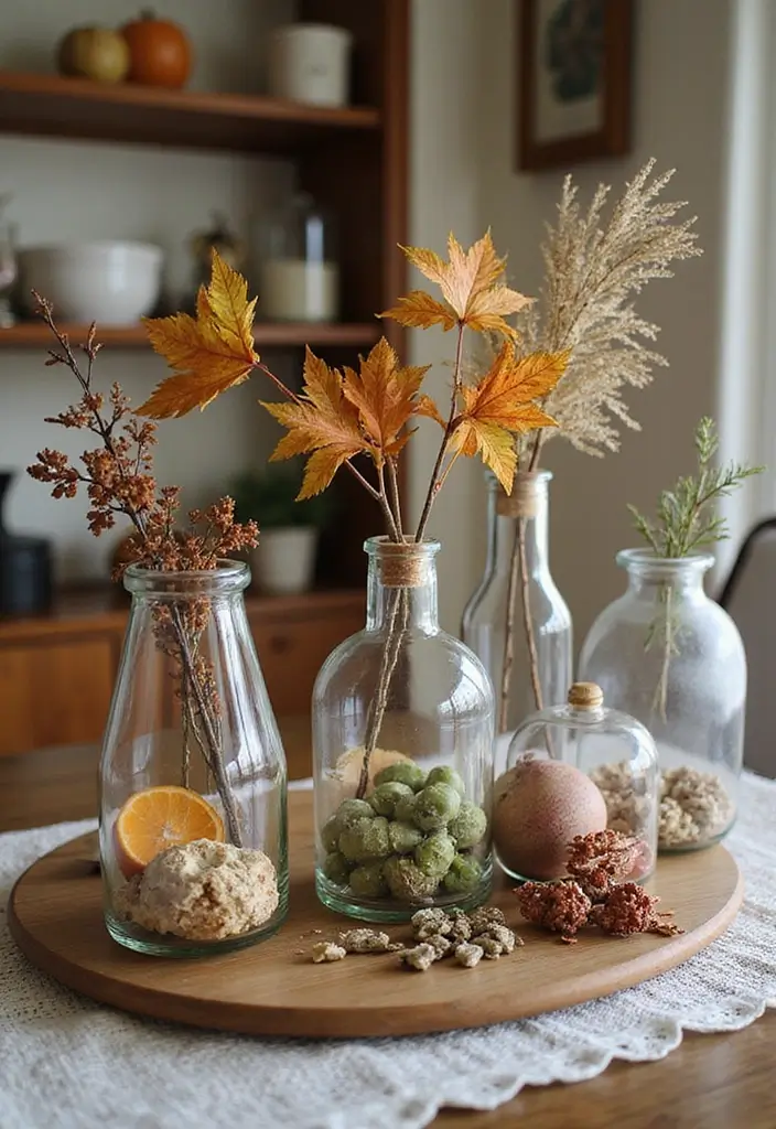 25 Glass Vase Decor Ideas for Creative and Affordable Home Projects 44 25 Glass Vase Decor Ideas for Creative and Affordable Home Projects - 8. Seasonal Decor Vases