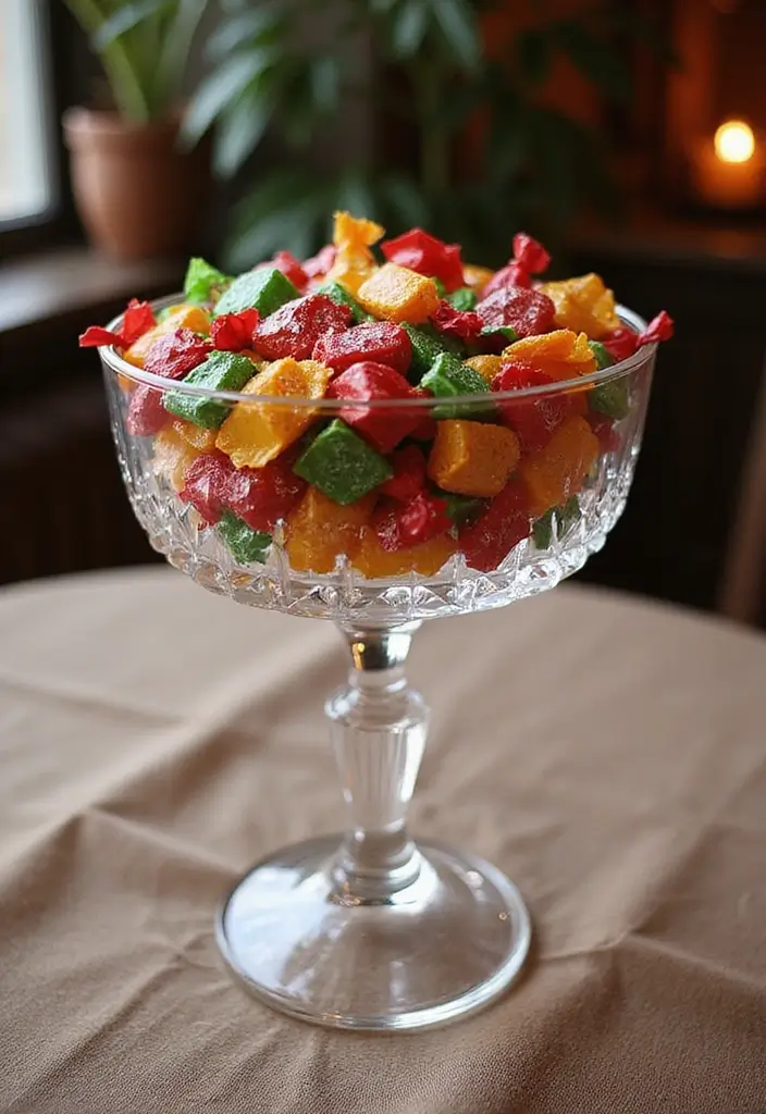 25 Large Glass Bowl Decor Ideas for Tabletop Elegance - 11. Dazzling Crystal Bowl