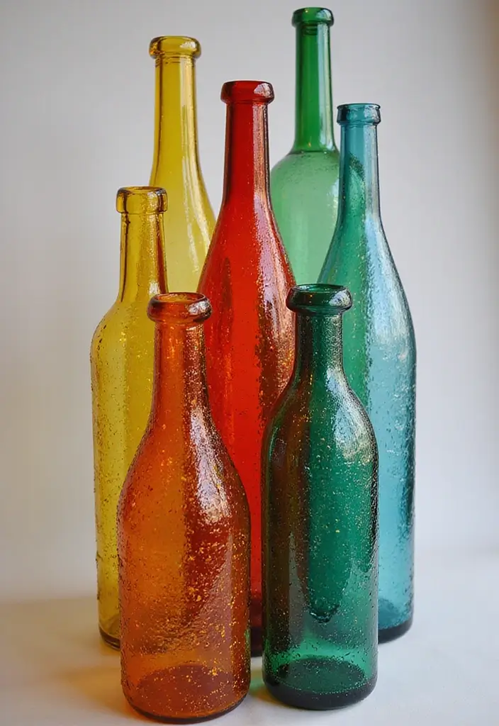 25 Recycled Glass Vase Decor Ideas for Sustainable Homes 60 25 Recycled Glass Vase Decor Ideas for Sustainable Homes - 20. Recycled Glass Art