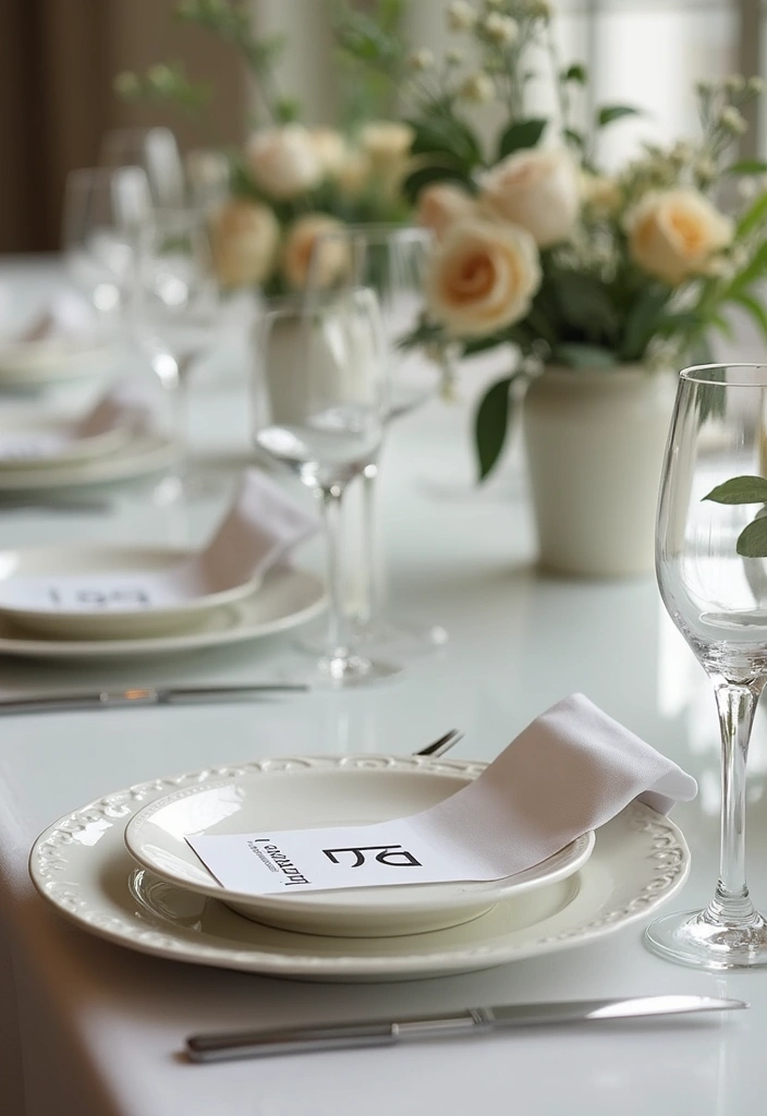 25 Round Glass Dining Table Decor Ideas That Feel Elegant and Airy 87 25 Round Glass Dining Table Decor Ideas That Feel Elegant and Airy - 23. Elegant Table Numbers for Events