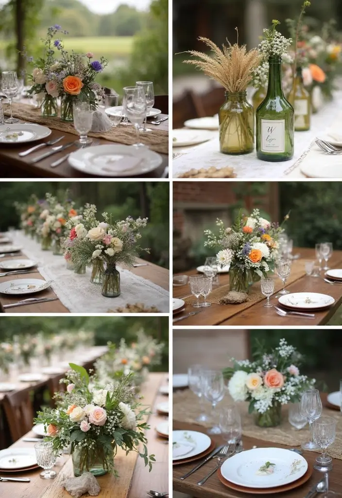 25 Wedding Table Decor Ideas Using Glass Bottles and Flowers 96 25 Wedding Table Decor Ideas Using Glass Bottles and Flowers - Conclusion