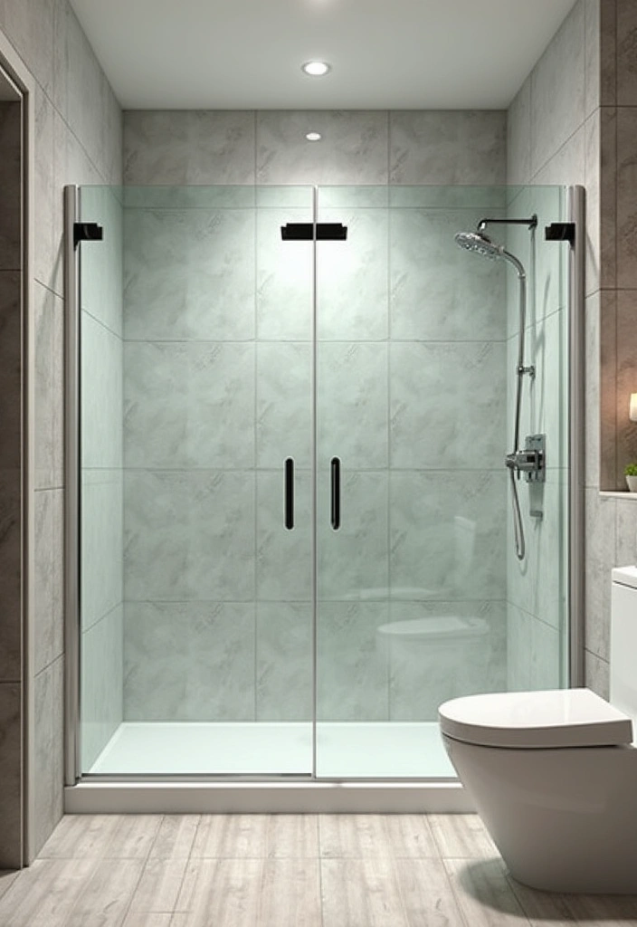 27 Bathroom Decor Ideas Featuring Glass Shower Doors for a Modern Touch - 10. Open Concept Layout