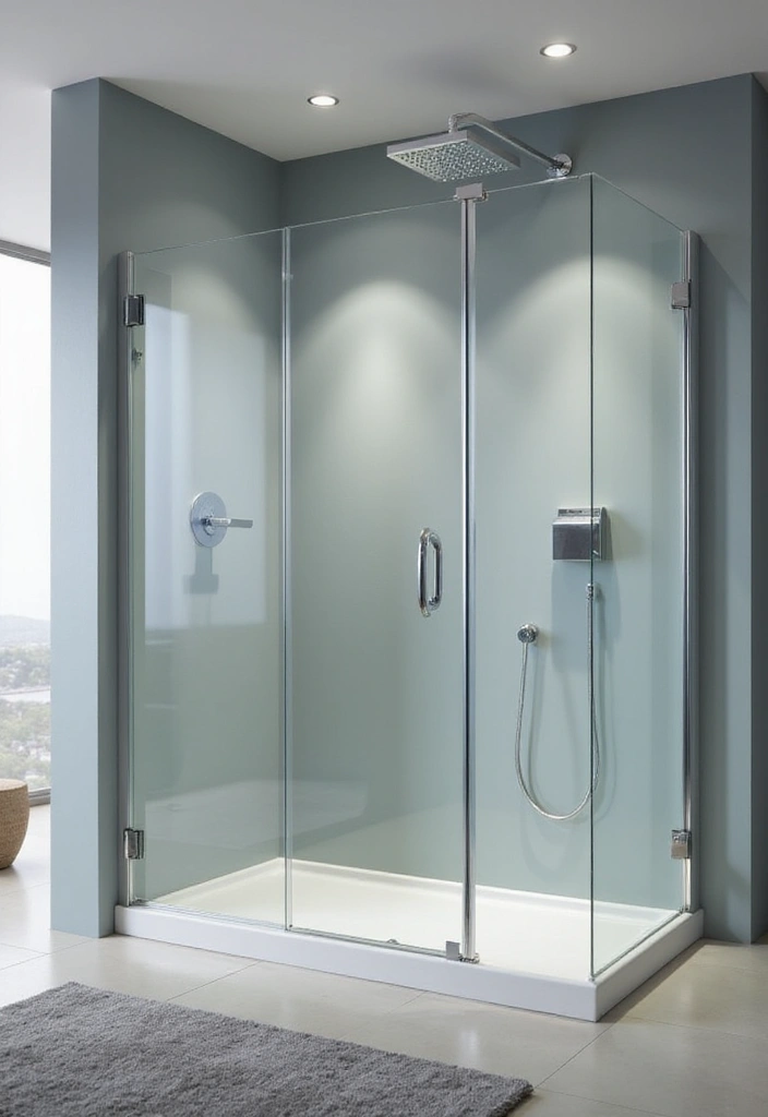 27 Bathroom Decor Ideas Featuring Glass Shower Doors for a Modern Touch - 23. Integrated Technology