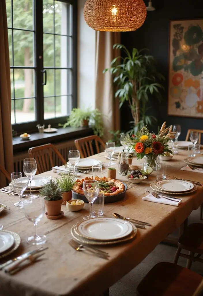 27 Dining Table Decor Ideas for Glass Tops and Open Spaces 37 27 Dining Table Decor Ideas for Glass Tops and Open Spaces - 15. Interactive Table Decor