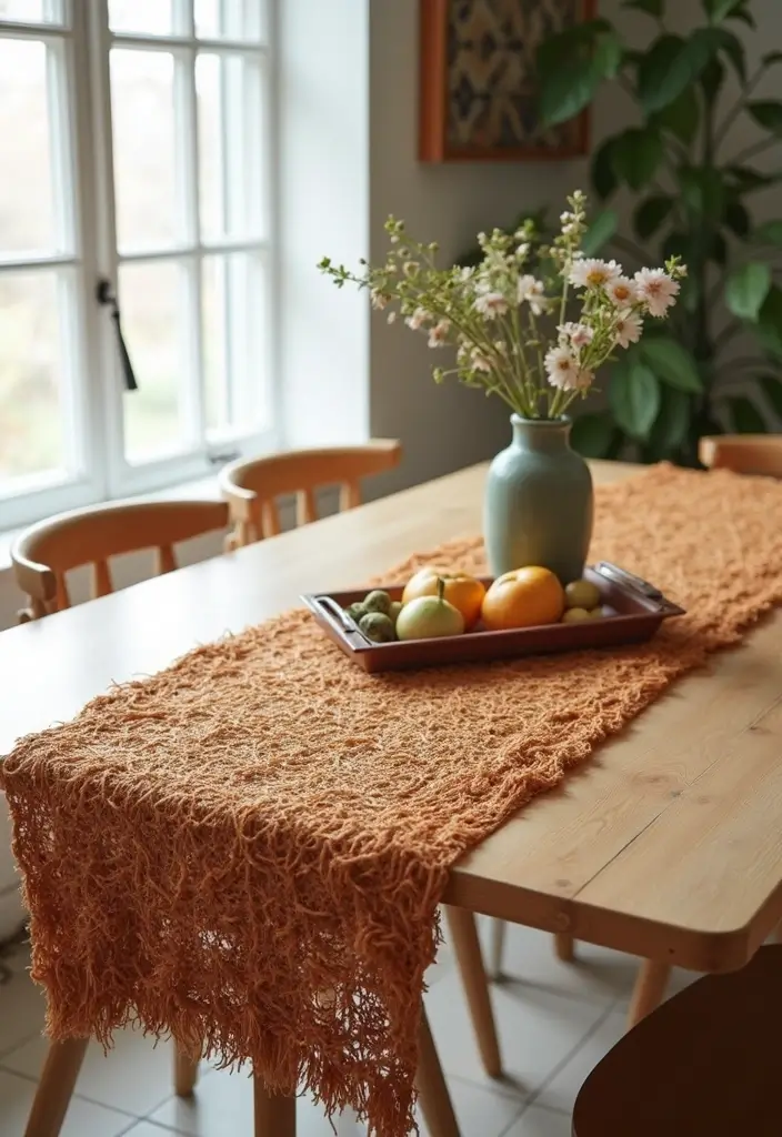 27 Dining Table Decor Ideas for Glass Tops and Open Spaces 56 27 Dining Table Decor Ideas for Glass Tops and Open Spaces - 20. DIY Table Runner
