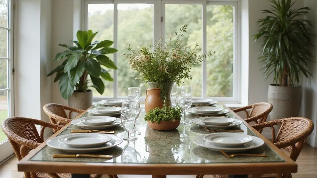 27 Dining Table Decor Ideas for Glass Tops and Open Spaces