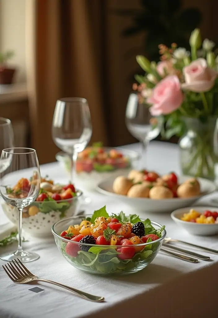27 Glass Bowl Decor Ideas for Every Corner of Your Home 25 27 Glass Bowl Decor Ideas for Every Corner of Your Home - 15. Glass Bowl Table Setting