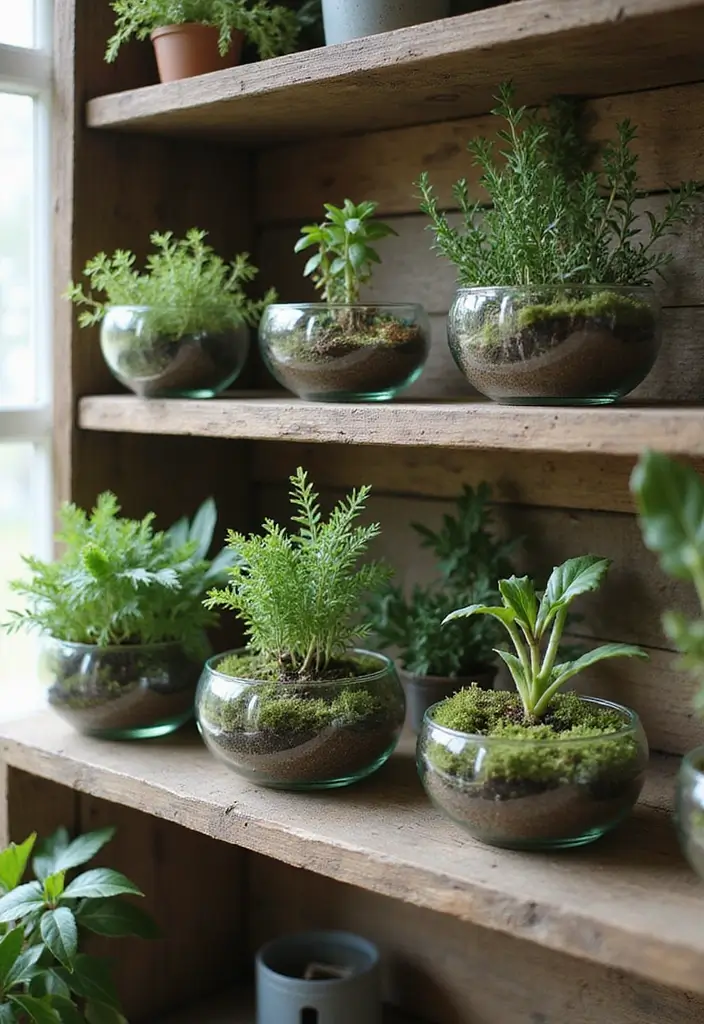 27 Glass Bowl Decor Ideas for Every Corner of Your Home 8 27 Glass Bowl Decor Ideas for Every Corner of Your Home - 6. Vintage Glass Bowl Garden