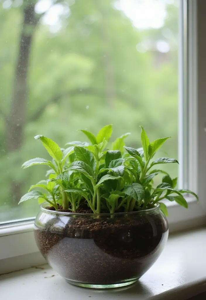 27 Glass Bowl Decor Ideas for Every Corner of Your Home 16 27 Glass Bowl Decor Ideas for Every Corner of Your Home - 8. Glass Bowl as a Planter