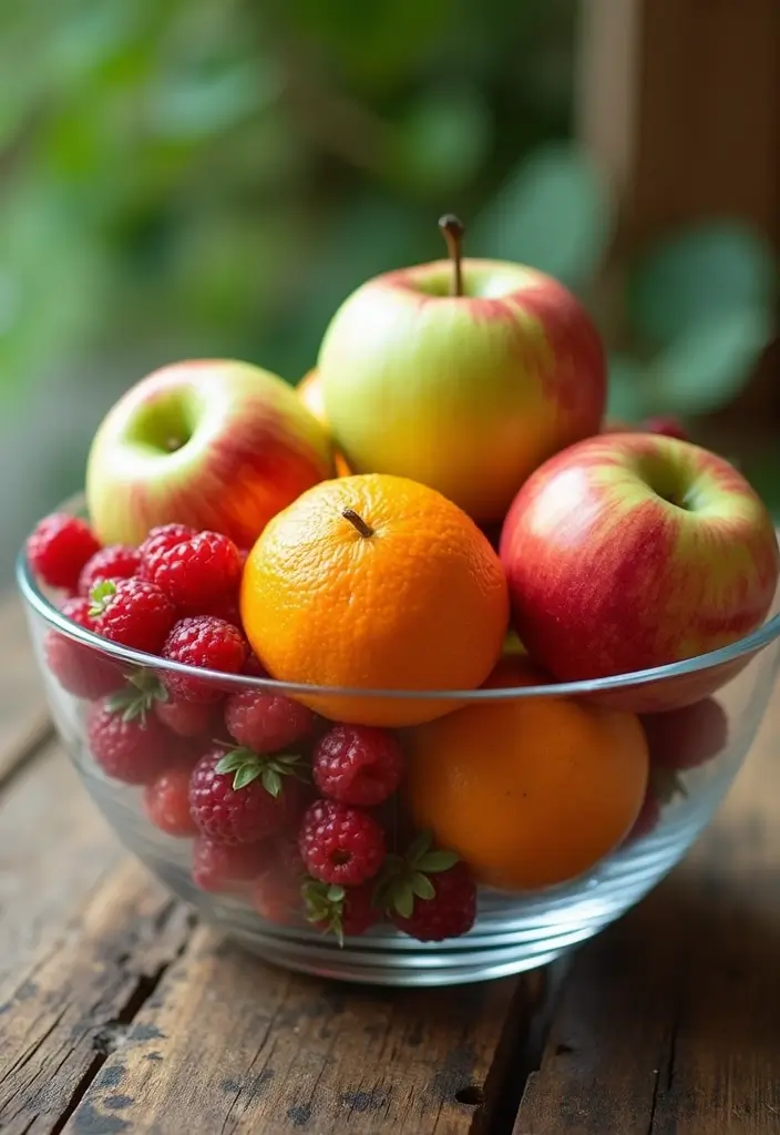 27 Shallow Glass Bowl Decor Ideas for Simple Table Styling 1 27 Shallow Glass Bowl Decor Ideas for Simple Table Styling - 1. Fresh Fruit Fiesta