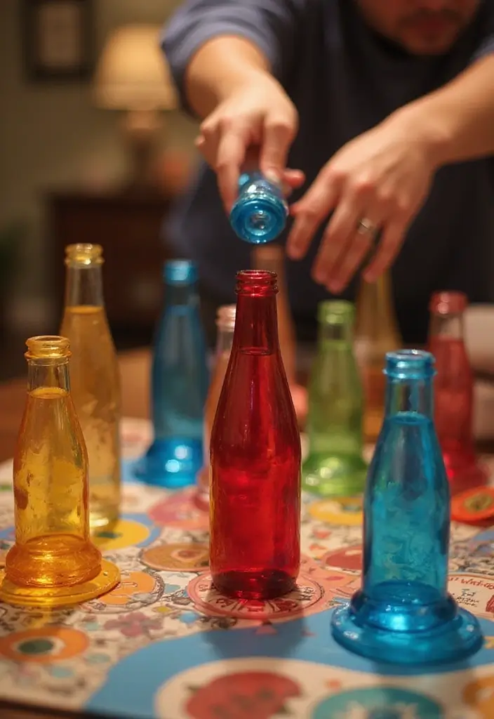 28 DIY Glass Bottle Craft Ideas to Upgrade Your Home Decor 99 28 DIY Glass Bottle Craft Ideas to Upgrade Your Home Decor - 27. Glass Bottle Game Pieces
