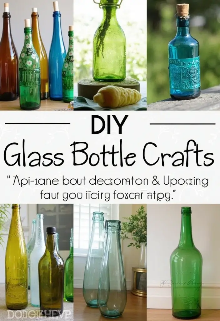 28 DIY Glass Bottle Craft Ideas to Upgrade Your Home Decor 111 28 DIY Glass Bottle Craft Ideas to Upgrade Your Home Decor - Conclusion