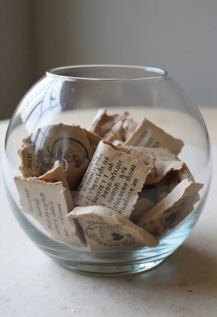28 Glass Bowl Centerpiece Ideas for Every Season 83 28 Glass Bowl Centerpiece Ideas for Every Season - 27. Personalized Touches