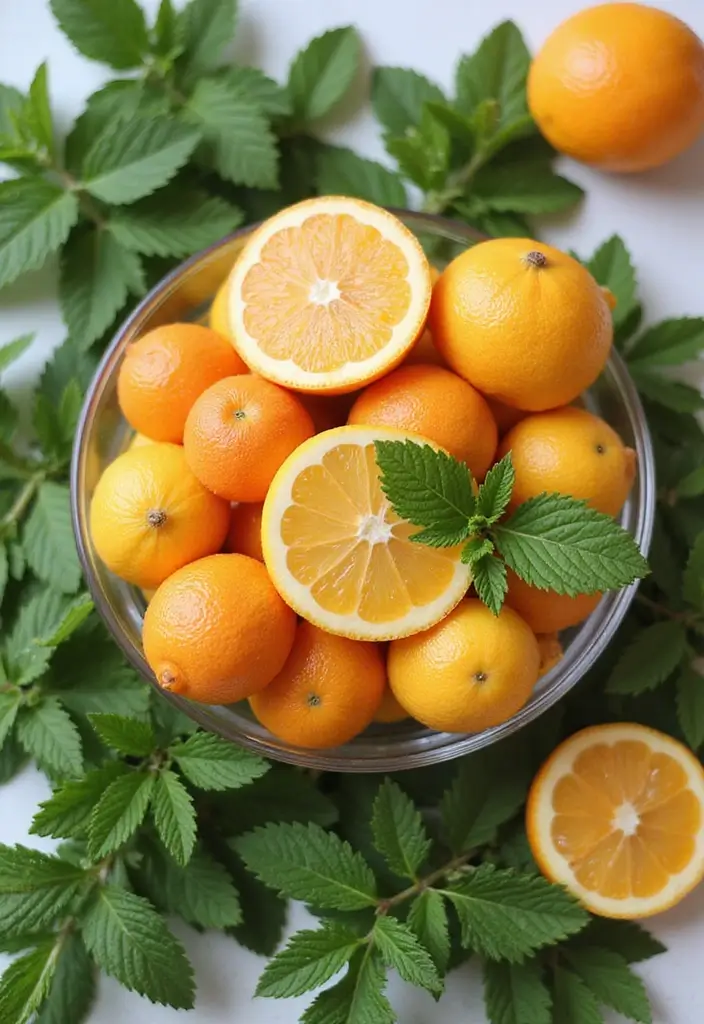 28 Glass Bowl Centerpiece Ideas for Every Season 22 28 Glass Bowl Centerpiece Ideas for Every Season - 4. Summer Citrus Splash