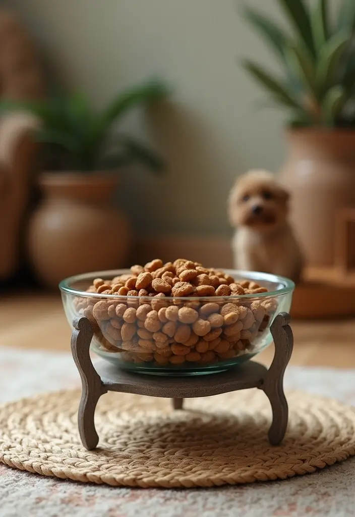 28 Glass Bowl DIY Decor Ideas for Stunning Handmade Projects 50 28 Glass Bowl DIY Decor Ideas for Stunning Handmade Projects - 14. Glass Bowl Pet Feeder