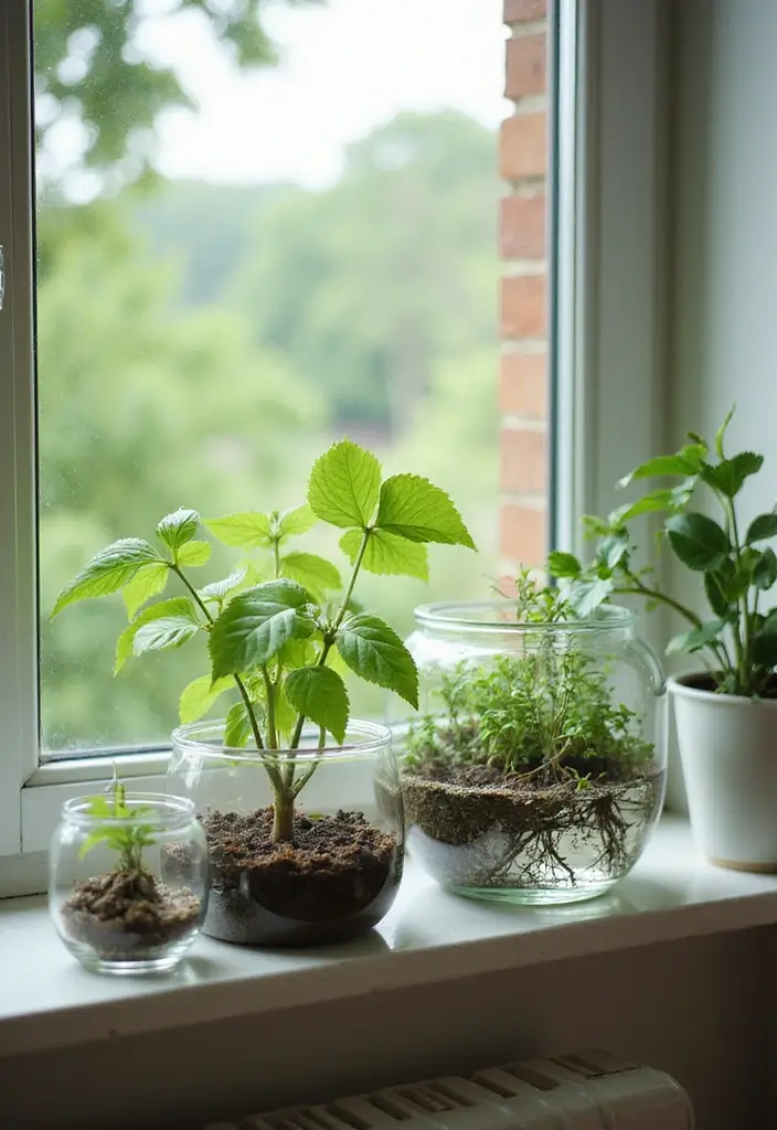 28 Glass Bowl DIY Decor Ideas for Stunning Handmade Projects 67 28 Glass Bowl DIY Decor Ideas for Stunning Handmade Projects - 23. Glass Bowl Plant Propagation Station