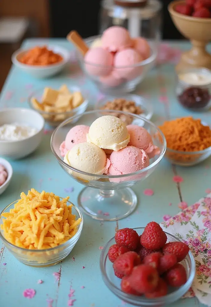 28 Glass Bowl DIY Decor Ideas for Stunning Handmade Projects 68 28 Glass Bowl DIY Decor Ideas for Stunning Handmade Projects - 24. Glass Bowl Ice Cream Sundae Bar