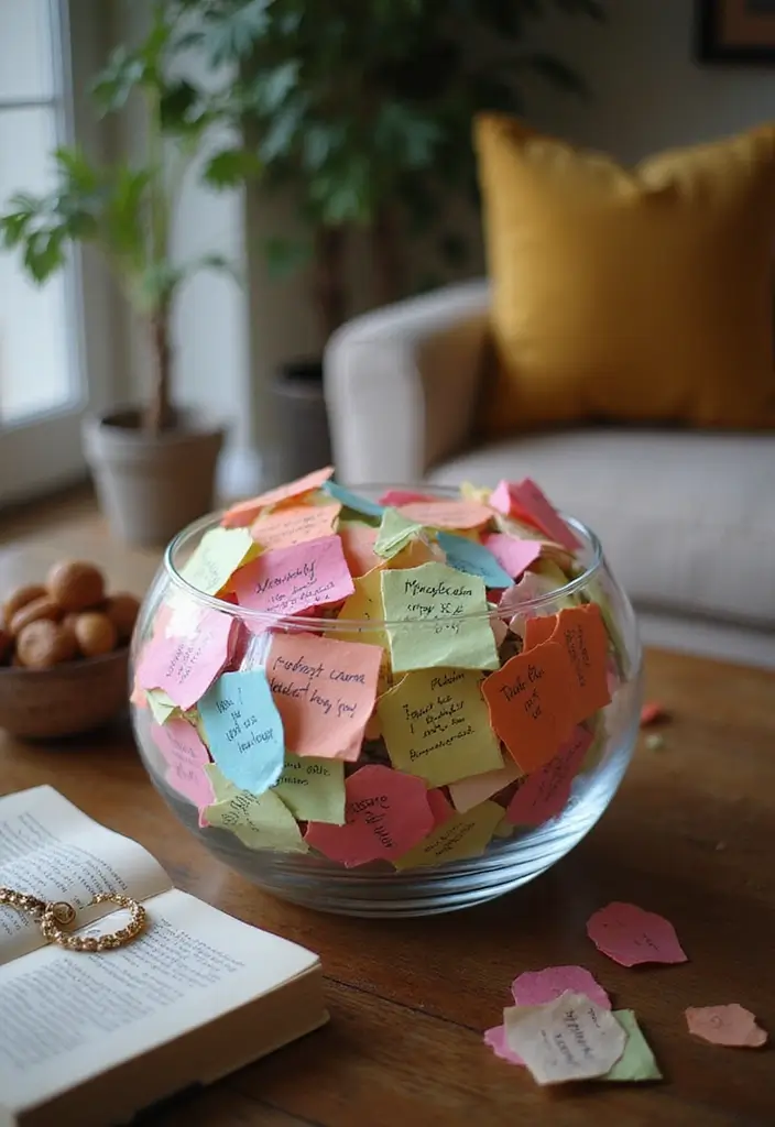 28 Glass Bowl DIY Decor Ideas for Stunning Handmade Projects 79 28 Glass Bowl DIY Decor Ideas for Stunning Handmade Projects - 27. Glass Bowl Memory Jar