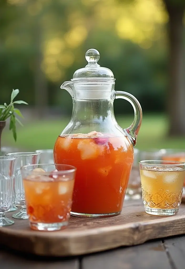28 Glass Water Jug Decor Ideas for Kitchen and Dining Spaces - 17. Simple Water Station