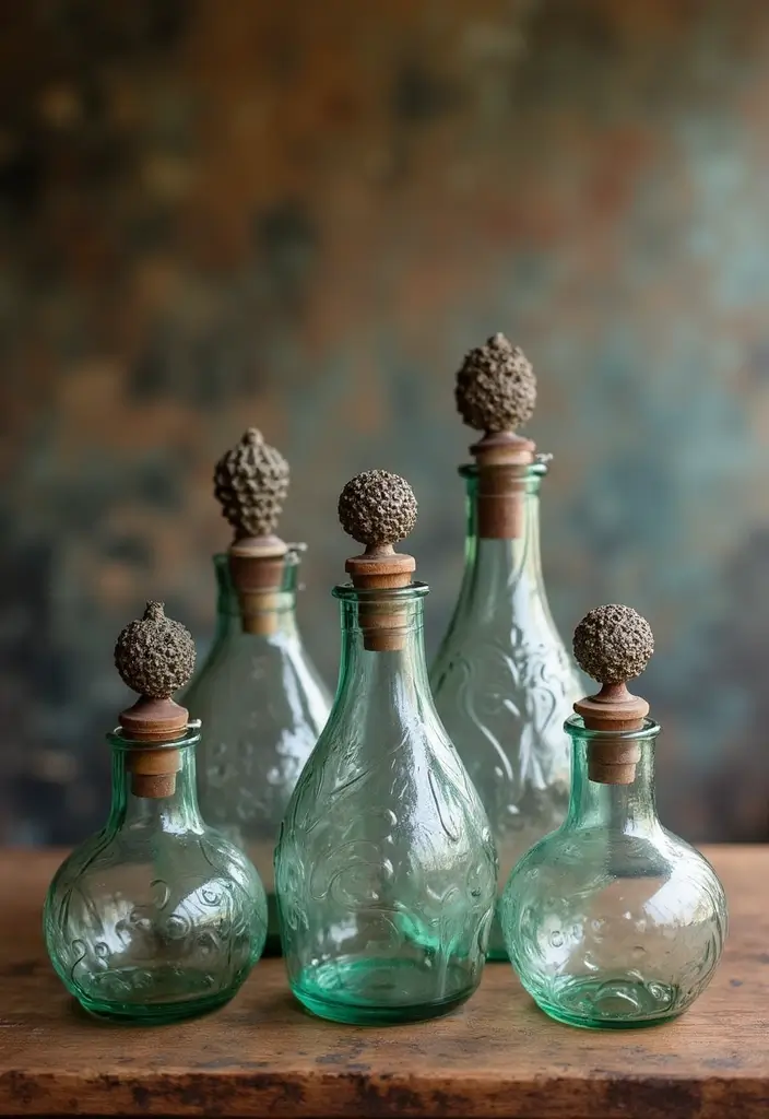 28 Glass Water Jug Decor Ideas for Kitchen and Dining Spaces - 18. Decorative Toppers