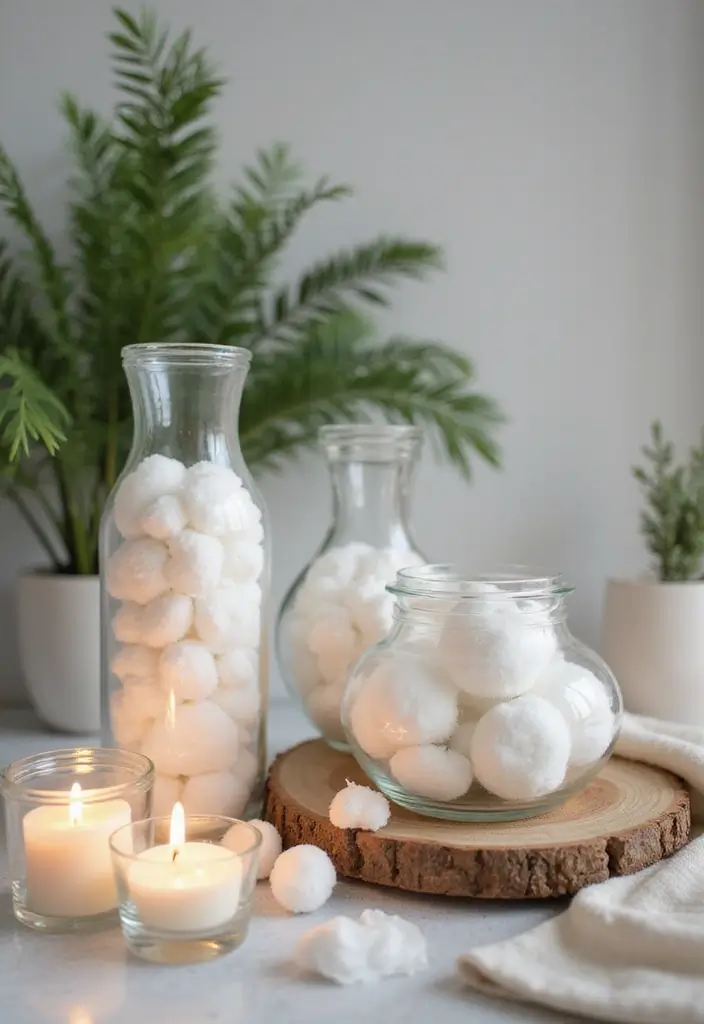 28 Large Glass Jug Decor Ideas for Rustic and Modern Styles 68 28 Large Glass Jug Decor Ideas for Rustic and Modern Styles - 12. Elegant Bathroom Storage