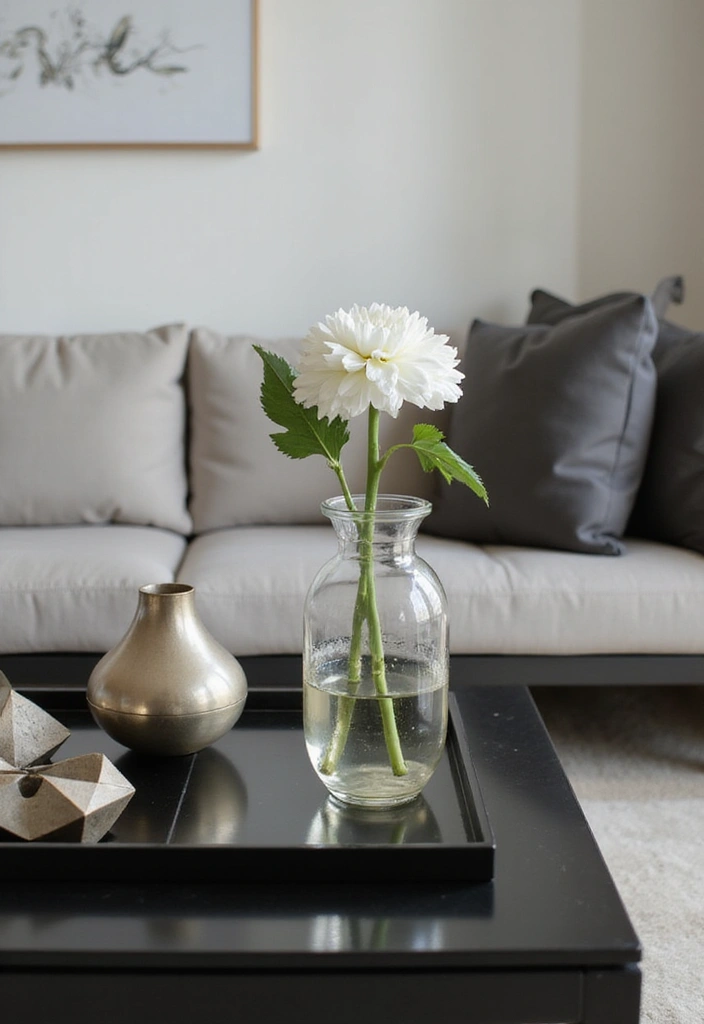 28 Large Glass Jug Decor Ideas for Rustic and Modern Styles 8 28 Large Glass Jug Decor Ideas for Rustic and Modern Styles - 2. Modern Minimalist Vase