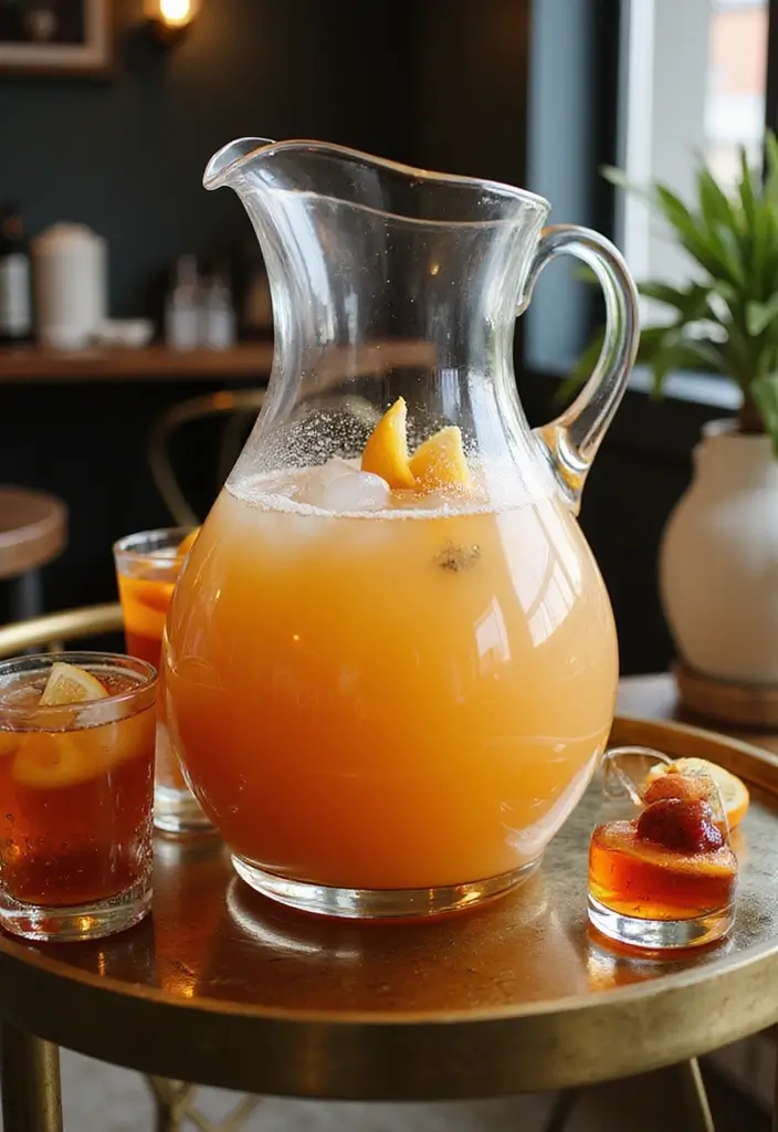 28 Large Glass Jug Decor Ideas for Rustic and Modern Styles 103 28 Large Glass Jug Decor Ideas for Rustic and Modern Styles - 27. Large Glass Jug Bar Cart Decor