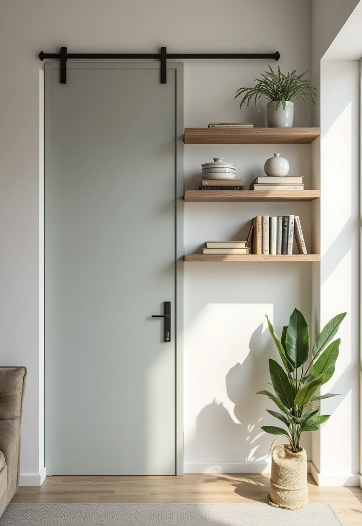30 Above Sliding Glass Door Decor Ideas to Fill That Empty Space 2 30 Above Sliding Glass Door Decor Ideas to Fill That Empty Space - 2. Decorative Wall Shelves