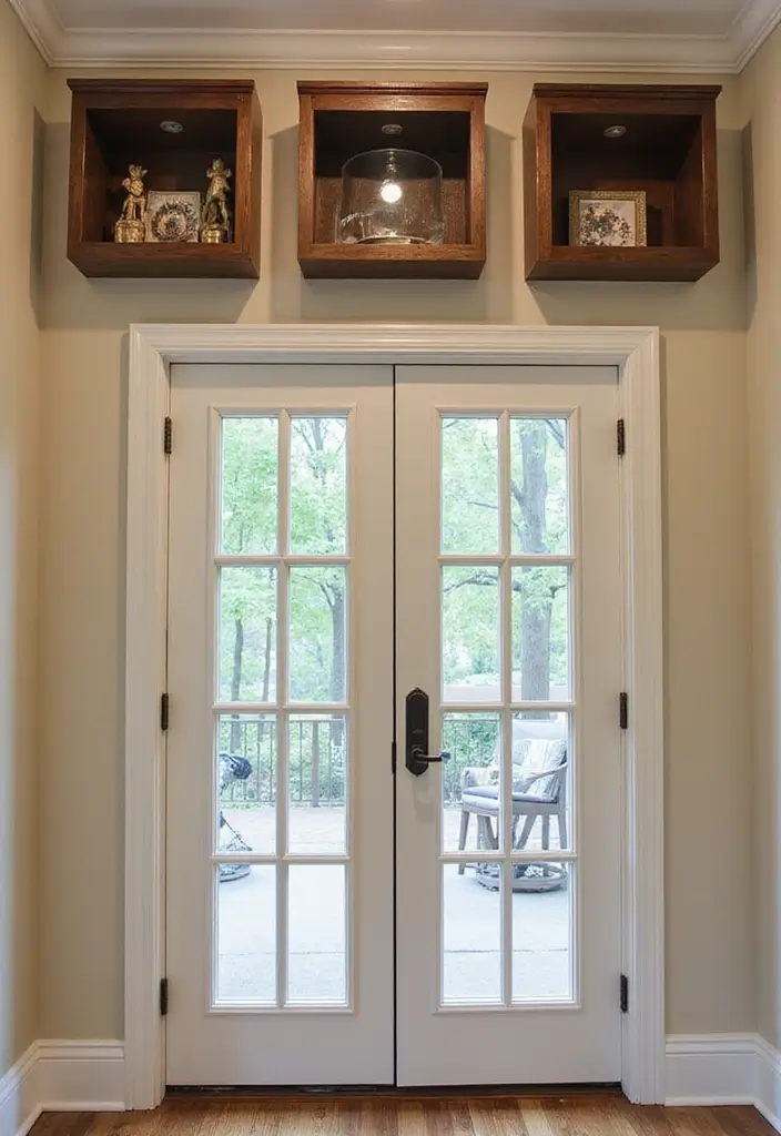 30 Above Sliding Glass Door Decor Ideas to Fill That Empty Space 81 30 Above Sliding Glass Door Decor Ideas to Fill That Empty Space - 27. Shadow Box Displays