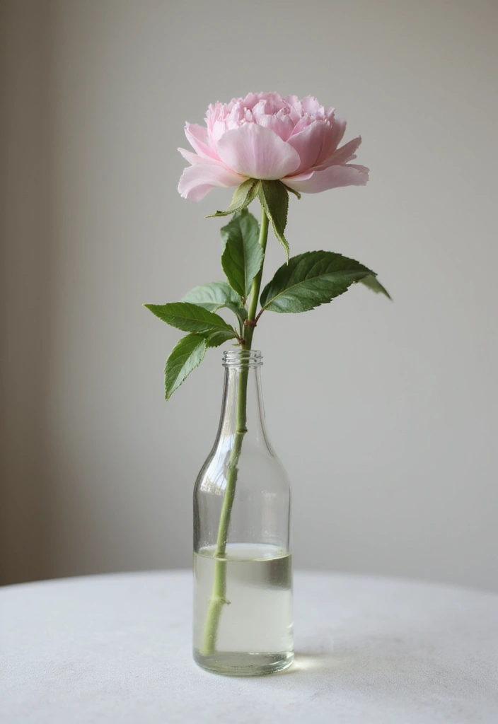 30 Colored Glass Vase Decor Ideas for Vibrant Home Accents 10 30 Colored Glass Vase Decor Ideas for Vibrant Home Accents - 4. Bold Single-Stem Displays