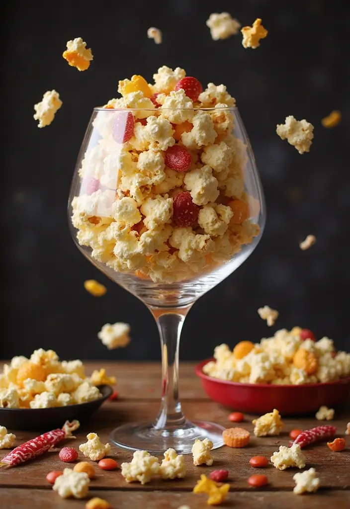 30 Giant Wine Glass Decor Ideas for Playful Centerpieces 34 30 Giant Wine Glass Decor Ideas for Playful Centerpieces - 14. Themed Movie Night