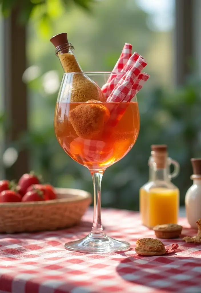 30 Giant Wine Glass Decor Ideas for Playful Centerpieces 86 30 Giant Wine Glass Decor Ideas for Playful Centerpieces - 24. Indoor Picnic Vibes