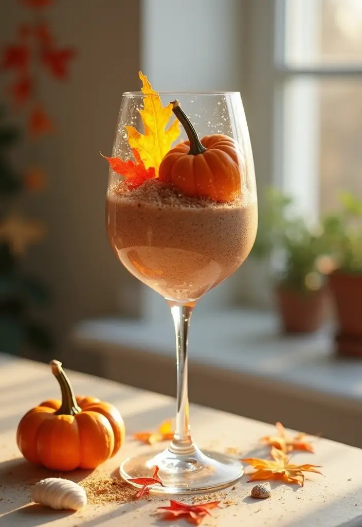 30 Giant Wine Glass Decor Ideas for Playful Centerpieces 3 30 Giant Wine Glass Decor Ideas for Playful Centerpieces - 3. Seasonal Splendor