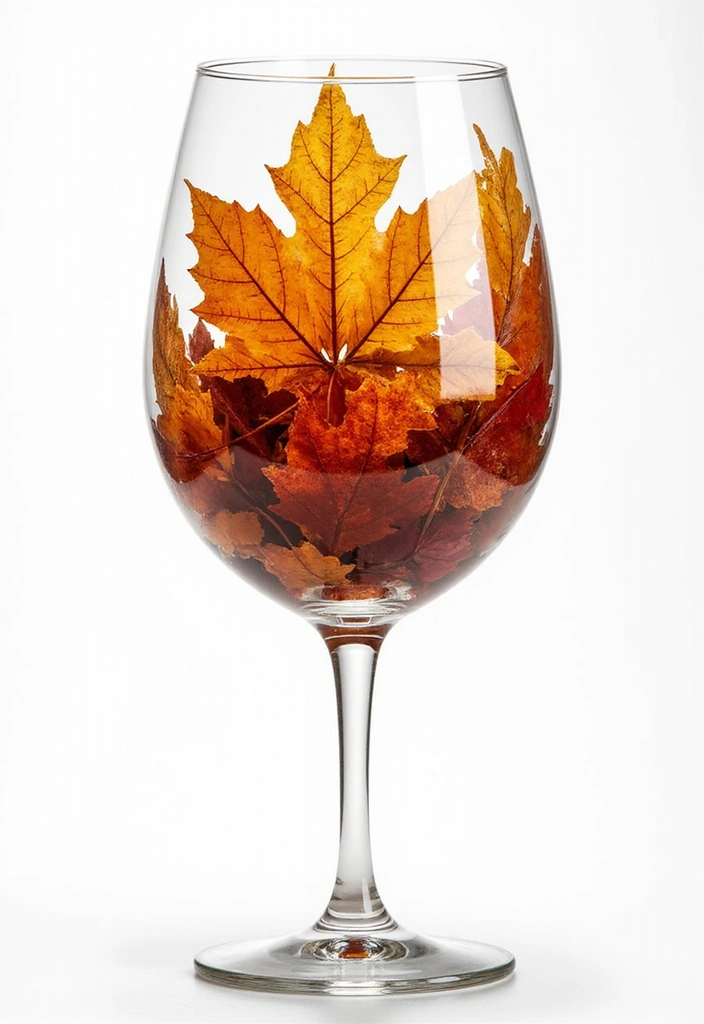30 Giant Wine Glass Decor Ideas for Playful Centerpieces 20 30 Giant Wine Glass Decor Ideas for Playful Centerpieces - 8. Themed Seasonal Displays