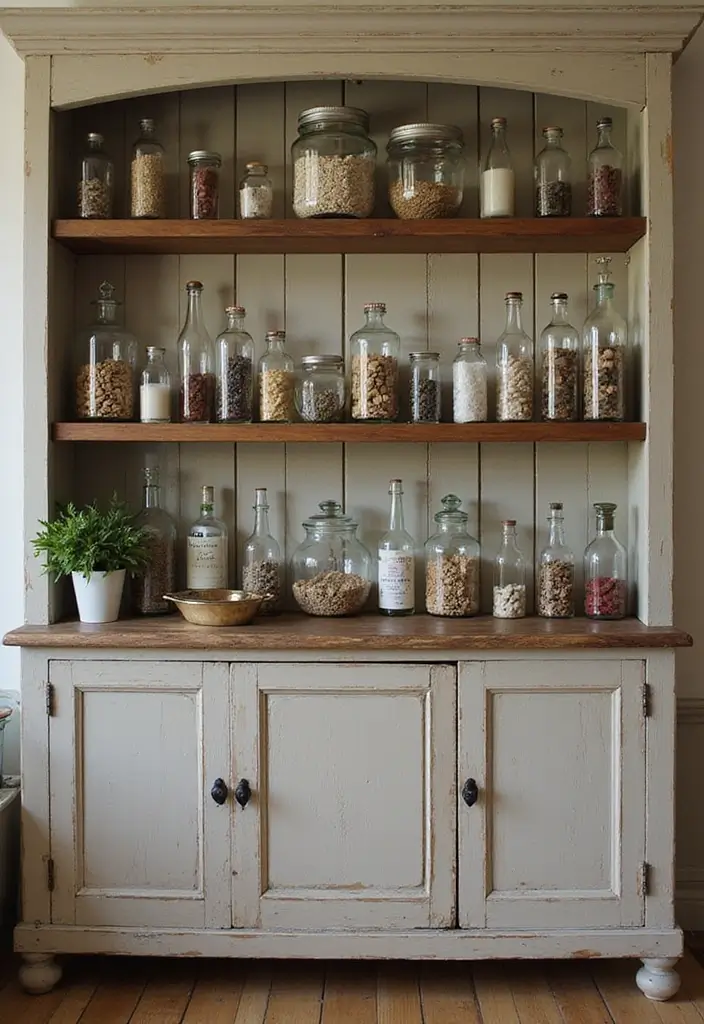 30+ Glass Bottle Decor Ideas for Chic Living Rooms - 27. Glass Bottle Memorable Keepsakes