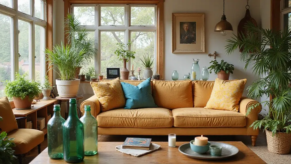 30+ Glass Bottle Decor Ideas for Chic Living Rooms