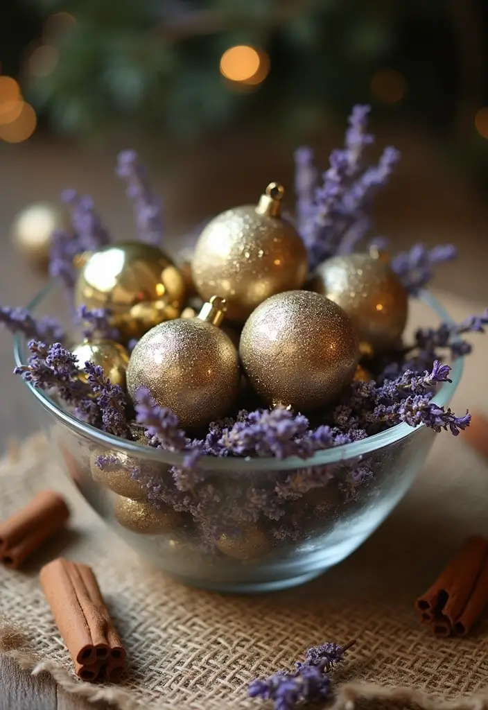 30+ Glass Bowl Centerpiece Ideas with Ornaments for a Christmas Glow - 4. Vintage Charm with Antique Ornaments