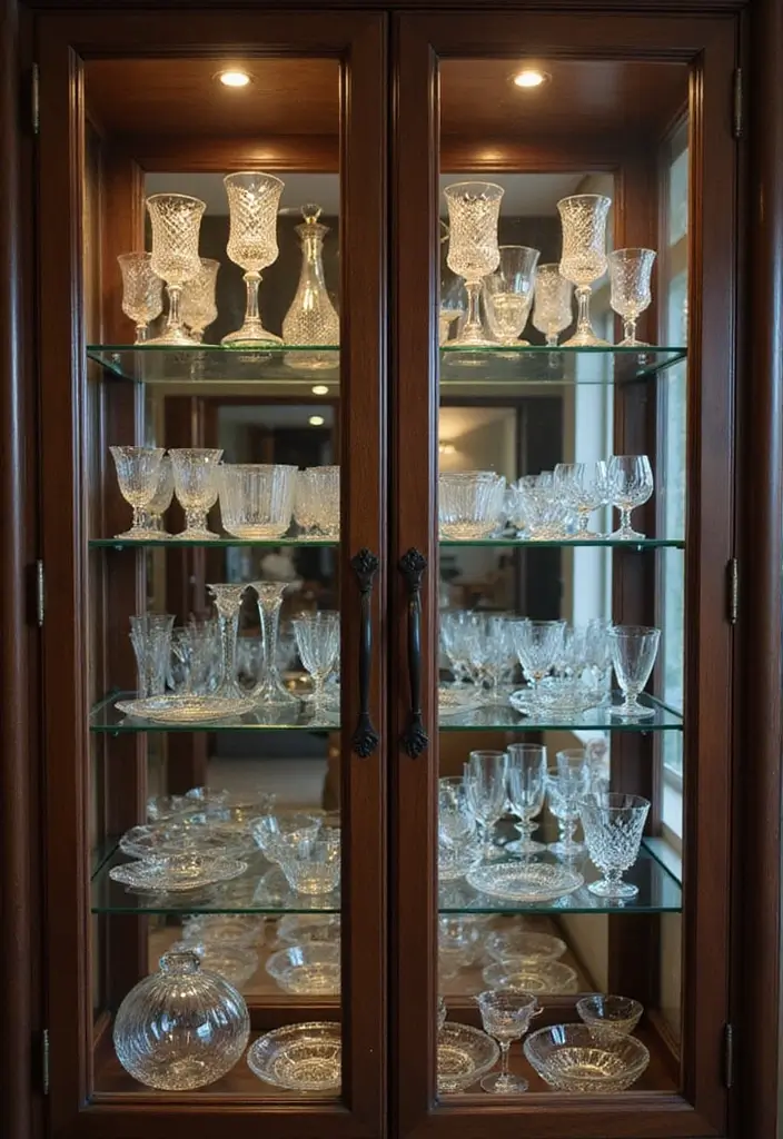 30 Glass Cabinet Decor Ideas to Showcase Your Collections 67 30 Glass Cabinet Decor Ideas to Showcase Your Collections - 23. Use Glass Cloche Displays